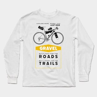 Gravel bike (Just Ride) Long Sleeve T-Shirt